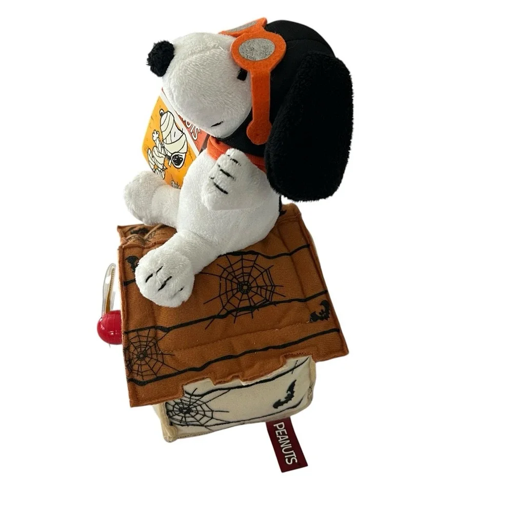 Peanuts Snoopy Ace Halloween Flying Doghouse Animated Musical Light Up